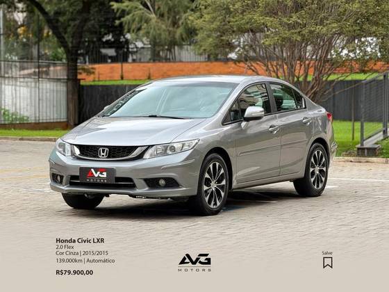 HONDA CIVIC 2.0 LXR 16V FLEX 4P AUTOMÁTICO